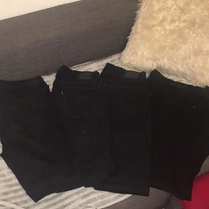 Bundle Of Black Skinny Jeans